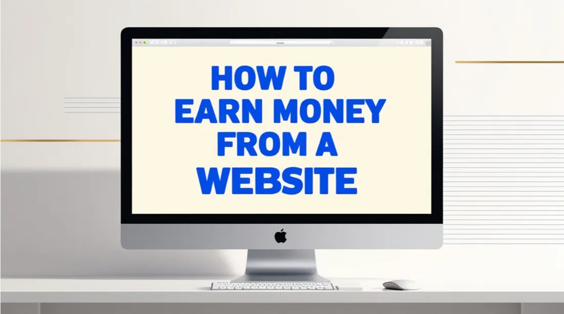 how to earn money from a website